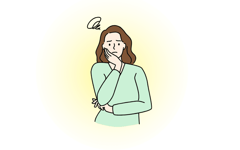 悩む親子のイメージ